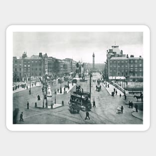 Sackville Street O'Connell Bridge Circa 1902 Sticker